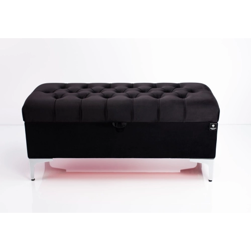 Kufer Pikowany CHESTERFIELD Czarny  / Model Q-1 Rozmiary od 50 cm do 200 cm