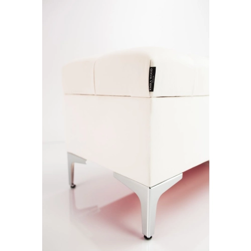 Kufer Pikowany CHESTERFIELD  Ecru / Model  Q-1 Rozmiary od 50 cm do 200 cm