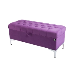 Kufer Pikowany CHESTERFIELD Fioletowy / Model Q-1 Rozmiary od 50 cm do 200 cm