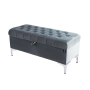 Kufer Pikowany CHESTERFIELD  Popiel  / Model  Q-1 Rozmiary od 50 cm do 200 cm