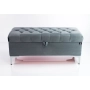 Kufer Pikowany CHESTERFIELD  Popiel  / Model  Q-1 Rozmiary od 50 cm do 200 cm