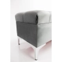 Kufer Pikowany CHESTERFIELD  Popiel  / Model  Q-1 Rozmiary od 50 cm do 200 cm