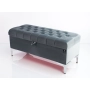 Kufer Pikowany CHESTERFIELD  Popiel  / Model  Q-1 Rozmiary od 50 cm do 200 cm