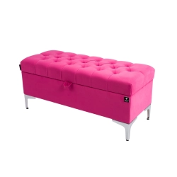Kufer Pikowany CHESTERFIELD Różowy  / Model Q-1 Rozmiary od 50 cm do 200 cm
