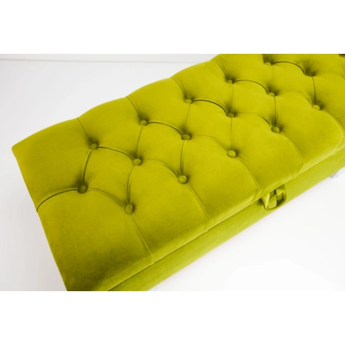 Kufer Pikowany CHESTERFIELD Zielony / Model  Q-1 Rozmiary od 50 cm do 200 cm