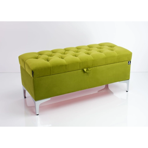 Kufer Pikowany CHESTERFIELD Zielony / Model  Q-1 Rozmiary od 50 cm do 200 cm