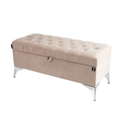 Kufer Pikowany CHESTERFIELD Beż / Model Q-2 Rozmiary od 50 cm do 200 cm