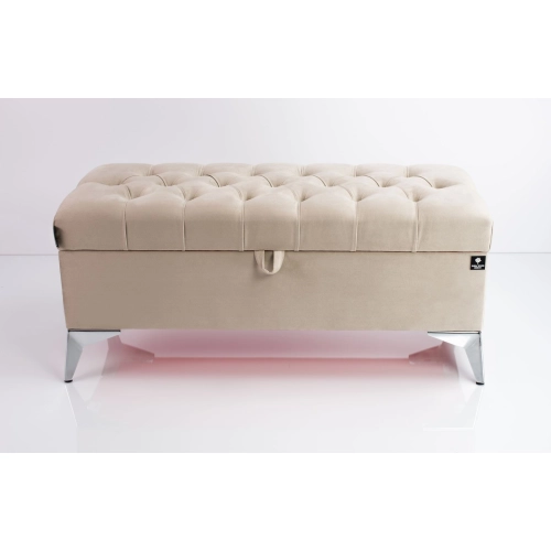 Kufer Pikowany CHESTERFIELD Beż / Model Q-2 Rozmiary od 50 cm do 200 cm