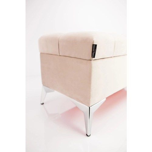 Kufer Pikowany CHESTERFIELD Beż / Model Q-2 Rozmiary od 50 cm do 200 cm