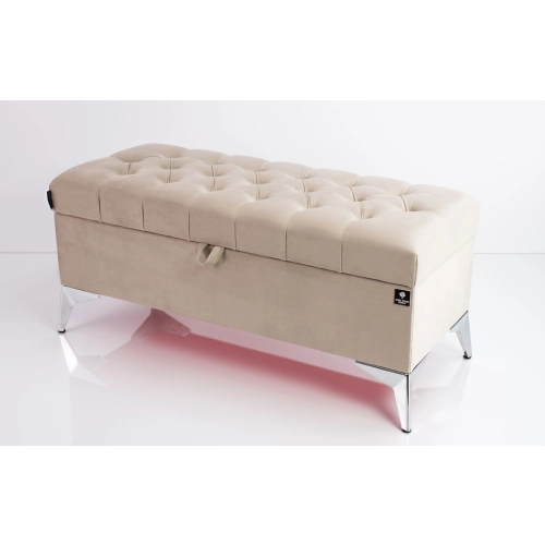 Kufer Pikowany CHESTERFIELD Beż / Model Q-2 Rozmiary od 50 cm do 200 cm