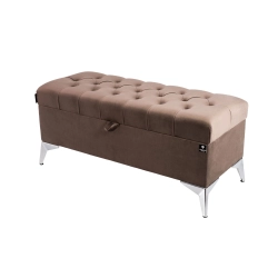 Kufer Pikowany CHESTERFIELD Brąz / Model  Q-2 Rozmiary od 50 cm do 200 cm