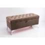 Kufer Pikowany CHESTERFIELD Brąz / Model  Q-2 Rozmiary od 50 cm do 200 cm