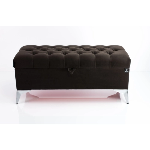 Kufer Pikowany CHESTERFIELD  Brąz / Model Q-2 Rozmiary od 50 cm do 200 cm