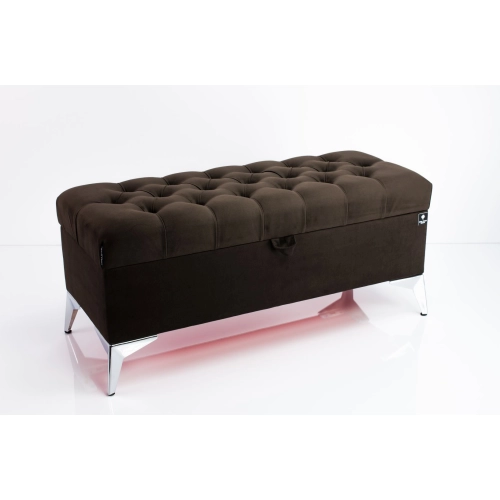 Kufer Pikowany CHESTERFIELD  Brąz / Model Q-2 Rozmiary od 50 cm do 200 cm