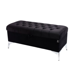Kufer Pikowany CHESTERFIELD Czarny / Model Q-2 Rozmiary od 50 cm do 200 cm
