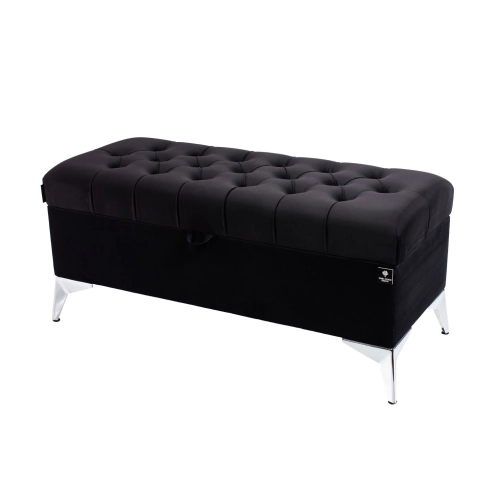 Kufer Pikowany CHESTERFIELD Czarny / Model Q-2 Rozmiary od 50 cm do 200 cm