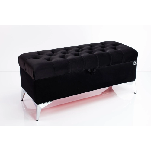 Kufer Pikowany CHESTERFIELD Czarny / Model Q-2 Rozmiary od 50 cm do 200 cm