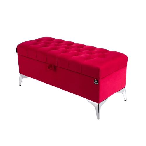 Kufer Pikowany CHESTERFIELD Czerwony / Model Q-2 Rozmiary od 50 cm do 200 cm
