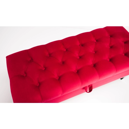 Kufer Pikowany CHESTERFIELD Czerwony / Model Q-2 Rozmiary od 50 cm do 200 cm