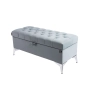 Kufer Pikowany CHESTERFIELD  Popiel  / Model Q - 2 Rozmiary od 50 cm do 200 cm