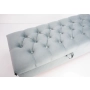 Kufer Pikowany CHESTERFIELD  Popiel  / Model Q - 2 Rozmiary od 50 cm do 200 cm