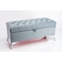 Kufer Pikowany CHESTERFIELD  Popiel  / Model Q - 2 Rozmiary od 50 cm do 200 cm