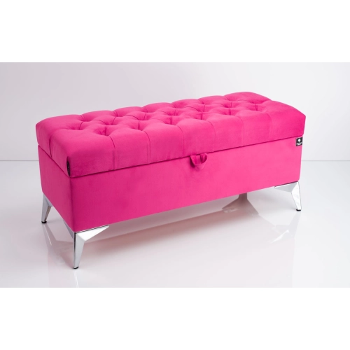 Kufer Pikowany CHESTERFIELD Różowy / Model Q-2 Rozmiary od 50 cm do 200 cm