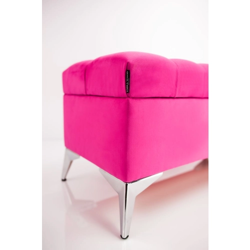 Kufer Pikowany CHESTERFIELD Różowy / Model Q-2 Rozmiary od 50 cm do 200 cm