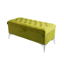 Kufer Pikowany CHESTERFIELD  Zielony / Model  Q-2 Rozmiary od 50 cm do 200 cm