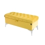 Kufer Pikowany CHESTERFIELD Żółcień Cytrynowa / Model Q-2 Rozmiary od 50 cm do 200 cm