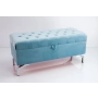 Kufer Pikowany CHESTERFIELD Jasny Błękit / Model Q-3 Rozmiary od 50 cm do 200 cm