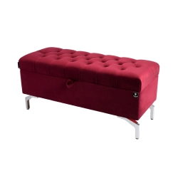 Kufer Pikowany CHESTERFIELD Bordo / Model  Q-3 Rozmiary od 50 cm do 200 cm
