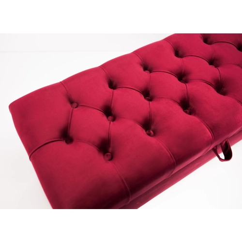 Kufer Pikowany CHESTERFIELD Bordo / Model  Q-3 Rozmiary od 50 cm do 200 cm