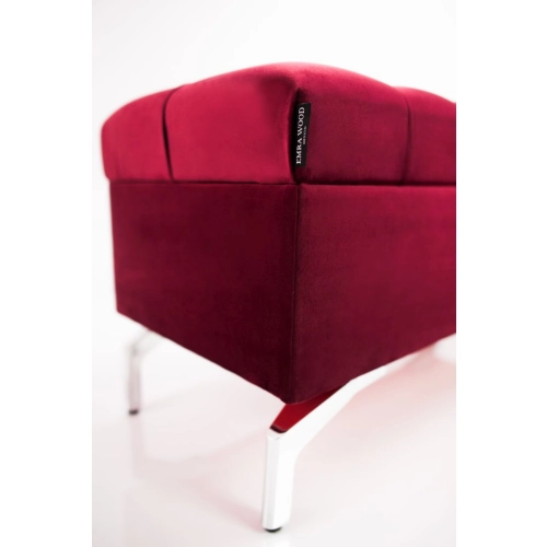 Kufer Pikowany CHESTERFIELD Bordo / Model  Q-3 Rozmiary od 50 cm do 200 cm