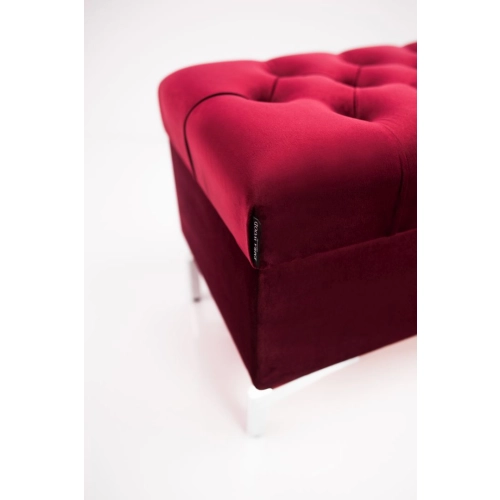 Kufer Pikowany CHESTERFIELD Bordo / Model  Q-3 Rozmiary od 50 cm do 200 cm