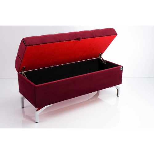 Kufer Pikowany CHESTERFIELD Bordo / Model  Q-3 Rozmiary od 50 cm do 200 cm