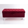 Kufer Pikowany CHESTERFIELD Bordo / Model  Q-3 Rozmiary od 50 cm do 200 cm