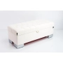 Kufer Pikowany CHESTERFIELD  Ecru  / Model Q-4 Rozmiary od 50 cm do 200 cm