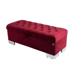 Kufer Pikowany CHESTERFIELD Bordo / Model  Q-4 Rozmiary od 50 cm do 200 cm
