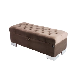 Kufer Pikowany CHESTERFIELD  Brąz / Model Q-4 Rozmiary od 50 cm do 200 cm