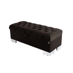 Kufer Pikowany CHESTERFIELD  Brąz / Model  Q-4 Rozmiary od 50 cm do 200 cm