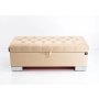 Kufer Pikowany CHESTERFIELD  Cappuccino / Model Q-4 Rozmiary od 50 cm do 200 cm