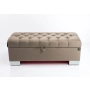 Kufer Pikowany CHESTERFIELD Ciemny Beż / Model  Q-4 Rozmiary od 50 cm do 200 cm