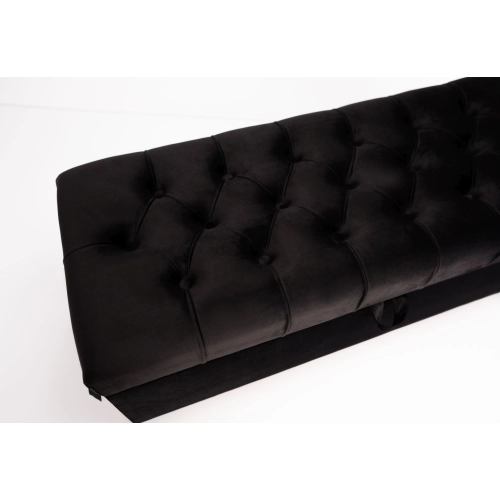 Kufer Pikowany CHESTERFIELD Czarny / Model  Q-4 Rozmiary od 50 cm do 200 cm