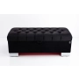 Kufer Pikowany CHESTERFIELD Czarny / Model  Q-4 Rozmiary od 50 cm do 200 cm