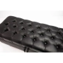 Kufer Pikowany CHESTERFIELD Eko-Skóra Czarna / Model Q-4 Rozmiary od 50 cm do 200 cm