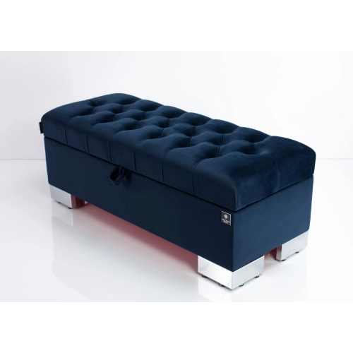 Kufer Pikowany CHESTERFIELD Granat / Model  Q-4 Rozmiary od 50 cm do 200 cm