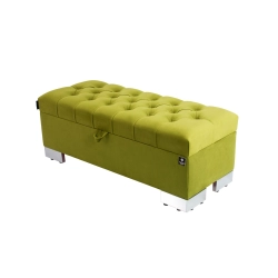 Kufer Pikowany CHESTERFIELD Zielony / Model  Q-4 Rozmiary od 50 cm do 200 cm