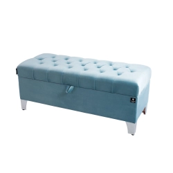 Kufer Pikowany CHESTERFIELD Jasny Błękit / Model Q-5 Rozmiary od 50 cm do 200 cm