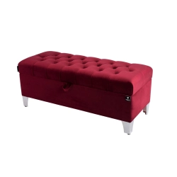 Kufer Pikowany CHESTERFIELD Bordo / Model  Q-5 Rozmiary od 50 cm do 200 cm